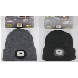 TWO NEW! ULTRA BRIGHT LED HEADLIGHT TOQUE