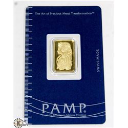 5 GRAM GOLD BAR.