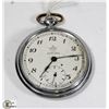 Image 1 : VINTAGE SATURN POCKET WATCH WITH SILVER CASE,