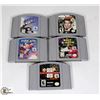 Image 1 : BOX WITH 5 VINTAGE NINTENDO 64 GAMES