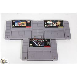 SUPER NINTENDO STAR WARS TRILOGY GAMES.