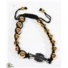 Image 1 : HARLEY DAVIDSON GOLD COLOR BEADED BRACELET