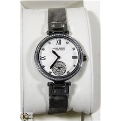 NEW ANNE KLEIN NEW YORK SWAROVSKI CRYSTALS WATCH