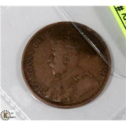 1916 CANADIAN LARGE PENNY.