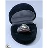 Image 1 : .925 SILVER RING WITH GEMSTONE