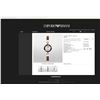 Image 2 : NEW LADIES EMPORIO ARMANI WATCH W/ LEATHER STRAP