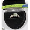 Image 1 : SIZE 7 SILVER .925 WEDDING BAND WITH CUBIC