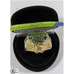 HARLEY DAVIDSON MOTOR CYCLES SIZE 15 RING WITH