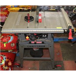 CRAFTSMAN 10" TABLE SAW W/ 3 HORSE POWER MOTOR