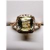 Image 3 : 100) 10K ROSE GOLD ZULTANITE & DIAMOND HALO RING,