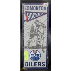 EDMONTON OILERS WALL HANGING