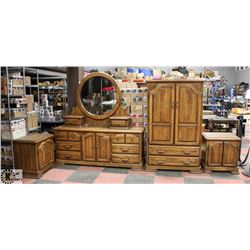 5 PC BEDROOM FURNITURE SET INCL