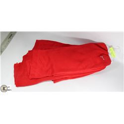 LOT OF 4 RED FASHION WINTER SCARVES