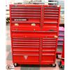 Image 1 : HEAVY DUTY MAC TOOLS 2PC TOOL CABINET.
