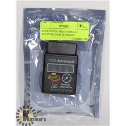 BLUETOOTH OBDII VEHICLE SCANNER, RESETS ENGINE