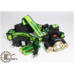 5000 LUMEN TACTICAL HEADLAMP WITH LITHIUM ION