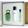 Image 1 : WOMANS DOLCE 3PC SET WITH 75ML PERFUME BODY LOTION