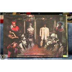 LARGE CANVAS SINGERS ARTWORK .