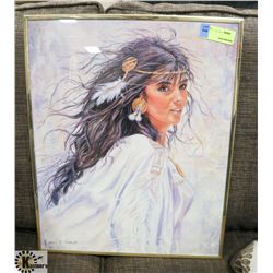 NATIVE FRAMED PICTURE