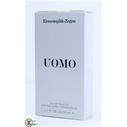 MENS UOMO BY ERMENEGILDO ZEGNA 50ML COLOGNE.