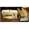 Image 2 : BERNINA 730 SEWING MACHINE, CABINET & ACCESSORIES,