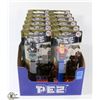 Image 1 : CASE OF 12 BATMAN/SUPERMAN PEZ DISPENSERS WITH PEZ