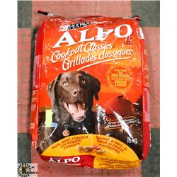 16KG BAG OF ALPO PORK, BEEF, CHICKEN DOG FOOD