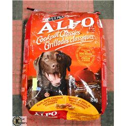 16KG BAG OF ALPO PORK, BEEF, CHICKEN DOG FOOD