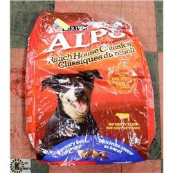 16KG BAG OF ALPO SAVORY BEEF DOG FOOD