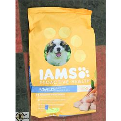 BAG OF IAMS SMART PUPPY LARGE BREED DOG FOOD