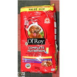 18KG BAG OF OL' ROY COMPLETE NUTRITION DOG FOOD