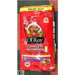18KG BAG OF OL' ROY COMPLETE NUTRITION DOG FOOD