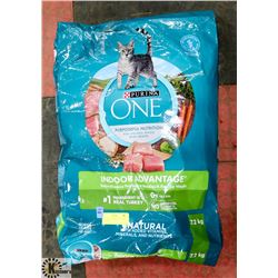 7.2KG BAG OF PURINA ONE TURKEY CAT FOOD