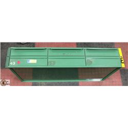 GREEN METAL 3 DRAWER TOOL CABINET