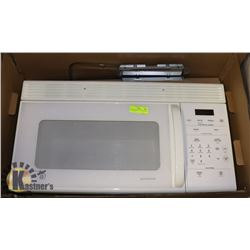GE SPACEMAKERE XL MICROWAVE WHITE, HAS A