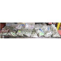 SHELF OF HYDRAULIC FITTINGS.