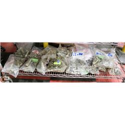 SHELF OF HYDRAULIC FITTINGS.