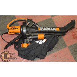 WORX 2 N 1 BLOWER/LEAF SUCKER WITH BAG