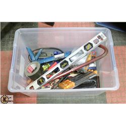 TOTE WITH ASSORTED TOOLS