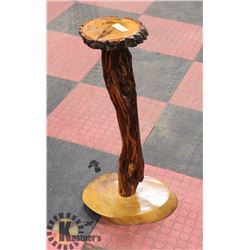 WOOD PLANT STAND.