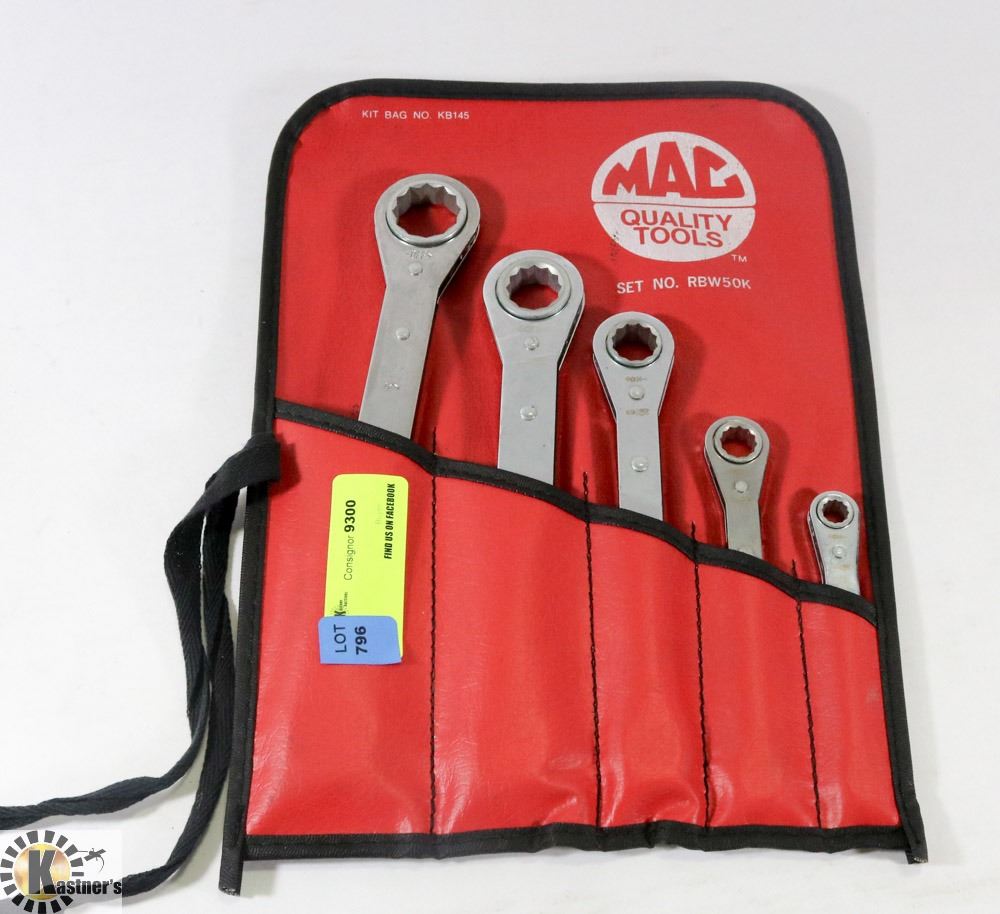 MAC TOOLS RATCHETING WRENCH SET Kastner Auctions