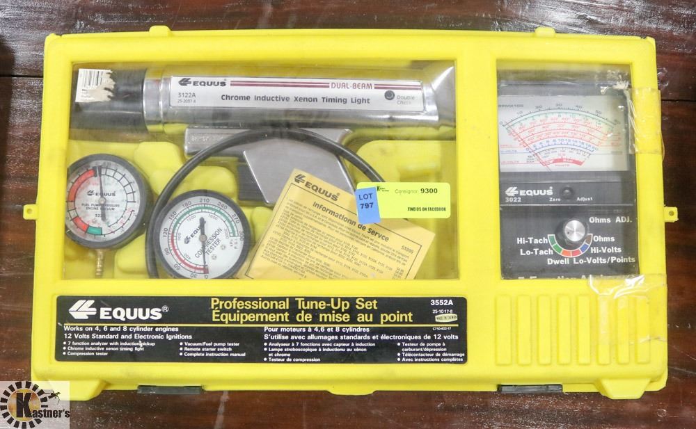 EQUUS PROFESSIONAL TUNE UP SET. TOOLS