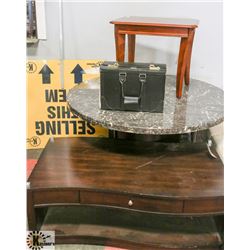 LOT WITH 3 PCS AS IS FURNITURE INCL