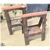 Image 1 : PAIR OF PLASTIC SAW HORSES. TOOLS