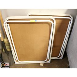 LOT OF 4 FOLDING TABLES