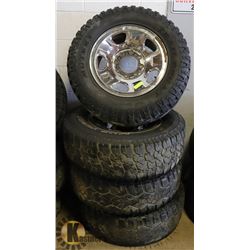 LOT OF 4 MUTEKI TRAIL HOG 265/70R18 TIRES.