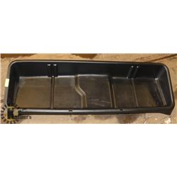 TRUCK REAR UNDER SEAT PLASTIC STORAGE UNIT.