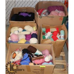 PALLET OF ASSORTED YARN
