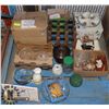 Image 1 : PALLET OF MISC HOUSEHOLD ITEMS, VASES, BOOKS,