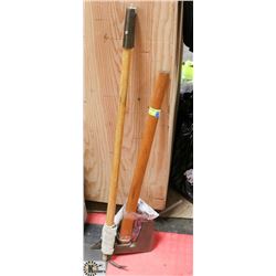 BUNDLE WITH AXE AND LOG ROLLER ETC.